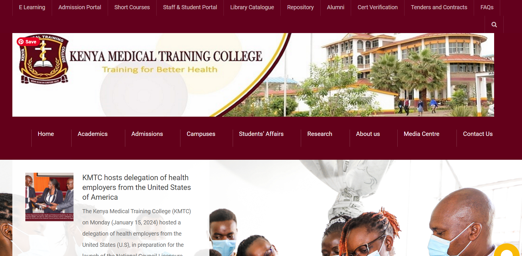 Top 10 C- KMTC Courses (Diploma + Certificate)